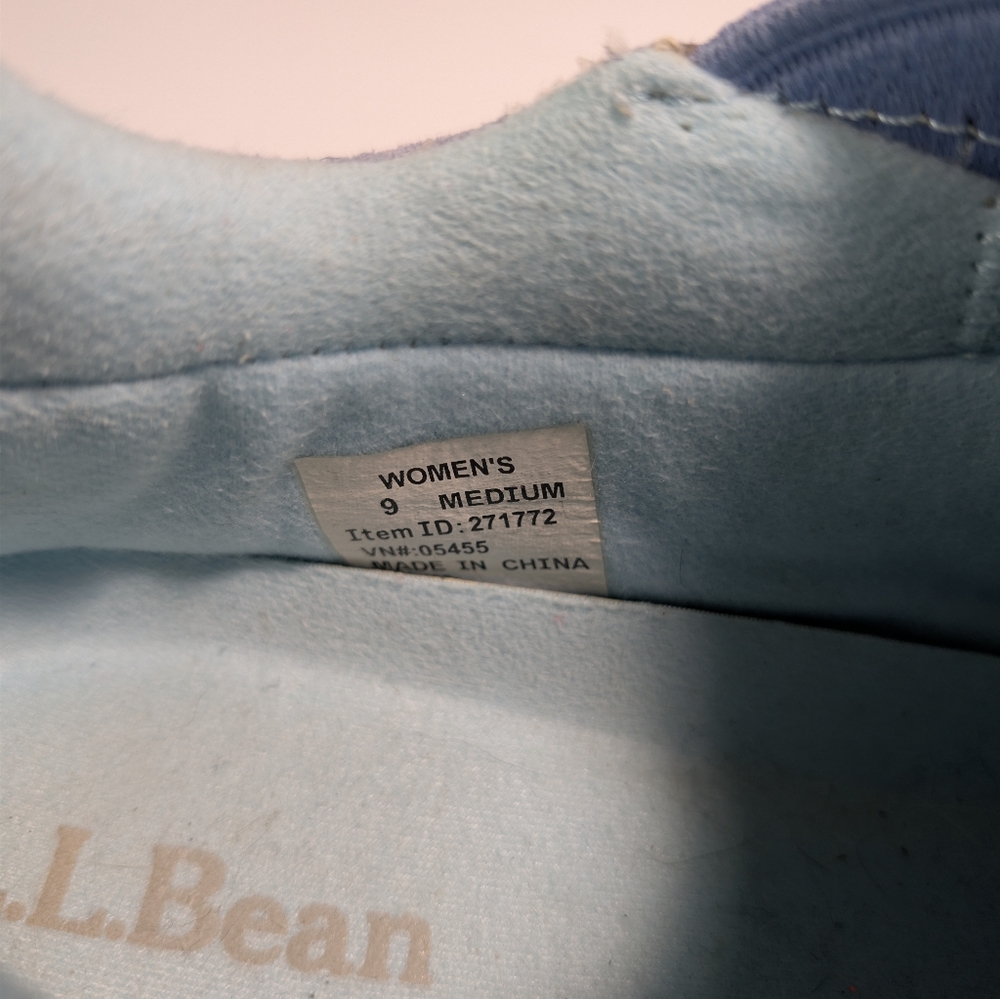 L.L. Bean Tek 2.5 Waterproof Hiking Slip-on Shoes - Grey & Blue - Picture 9 of 10